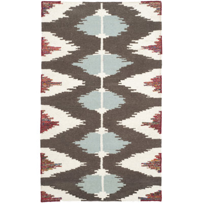 Seraphin Ikat Wool Hand Woven Area Rug