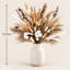 Bouquet de fleurs séchées naturelles avec herbe de la pampa, coton, eucalyptus, lavande et blé