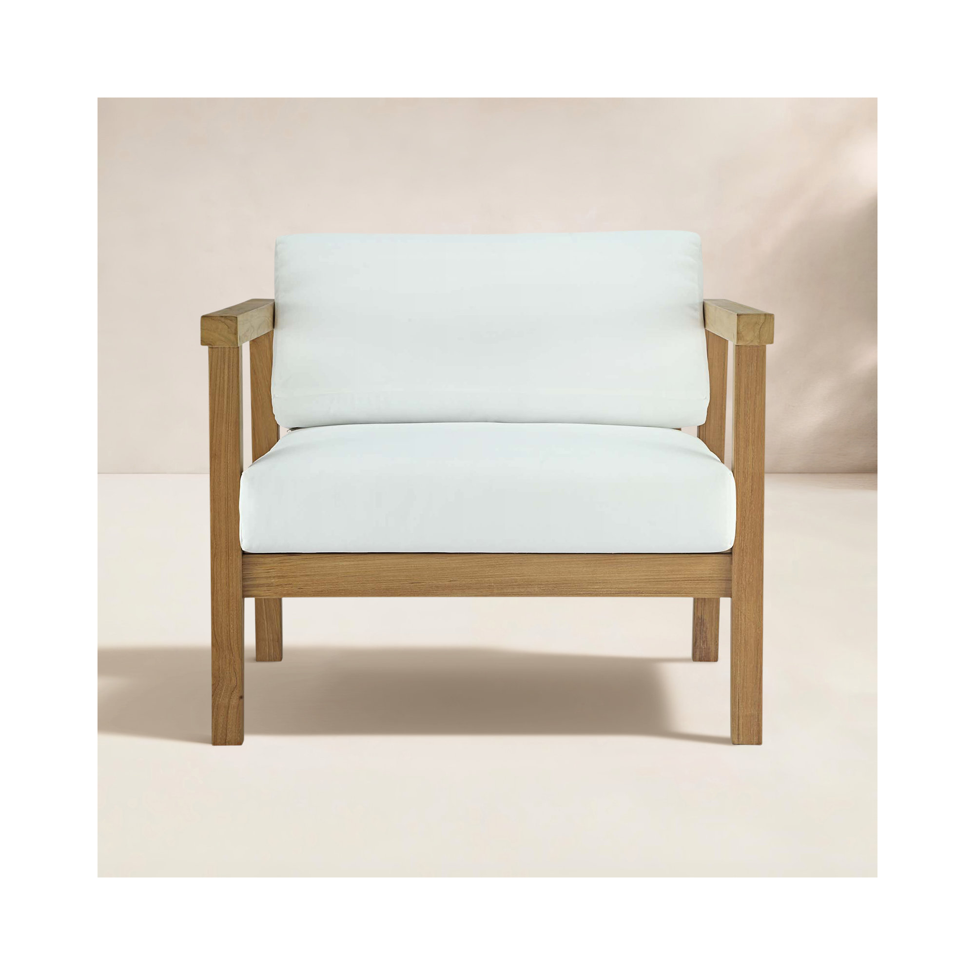 Bayport Outdoor Patio Teak Armchair