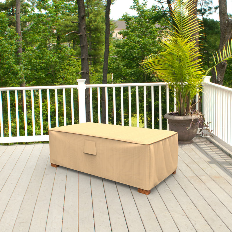 Housse pour repose-pieds de patio extérieur Ivan, H 20 po x l 23 po x P 42 po