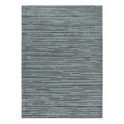 Abstract Area Rug in Charcoal