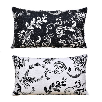 Abstract Rectangular Lumbar Cushion Cover