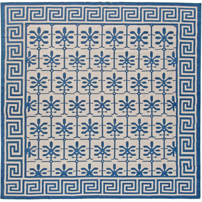 Modern One-of-a-Kind Rectangle 10' X 10'2" Flatweave Area Rug