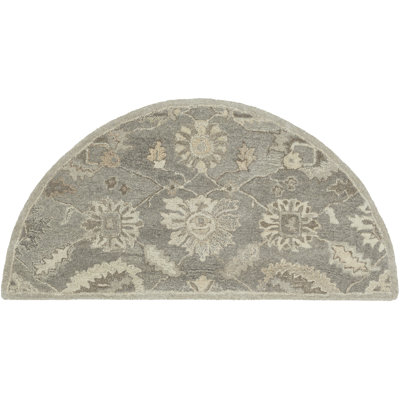 Tapis gris anthracite / taupe / beige en laine touffeté à la main Sneyd Park