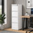 Bizoe White 4-Drawer Vertical Metal File Cabinet with Lock, Letter Legal A4 Hanging Files, Full Extension Drawers for Home Office-1013920932-1023777458