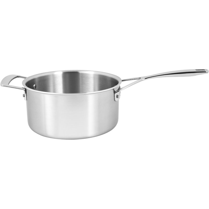 Demeyere Essential 5 5-Ply 4-Qt Stainless Steel Saucepan with Lid