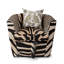 Genuine Hide Barrel Chair