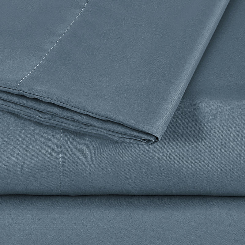 Esca 4-6 Piece Cooling Fiber Sheet Set, Blue, Queen