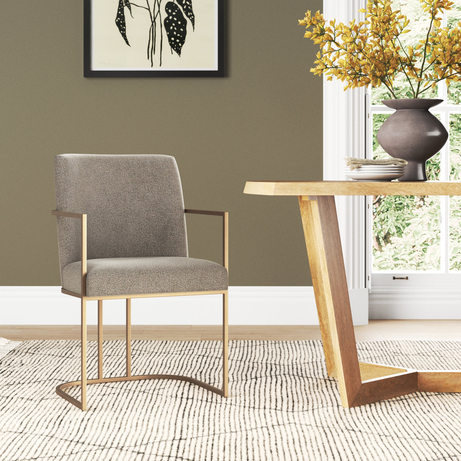 Caddo Armchair, Beige