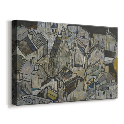 Ville morte III (Fourre-tout III) -Egon Schiele-Toile tendue avec châssis -1911