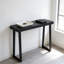 Console mince pour les espaces étroits, table de canapé d'entrée moderne en bois de pin robuste, couloir multifonctionnel et mobilier de salon