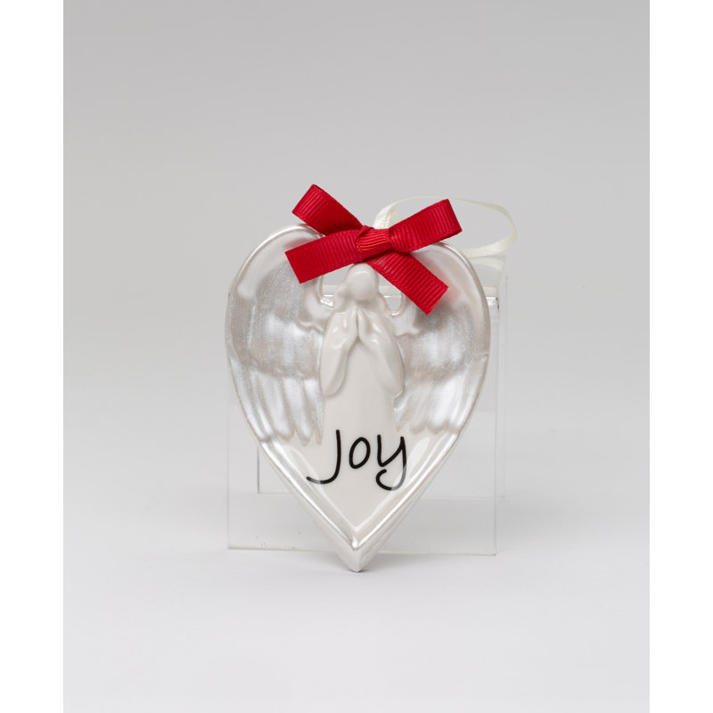Ornement ange avec joie