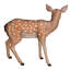 Sculpture de cerf tacheté, faon de la forêt
