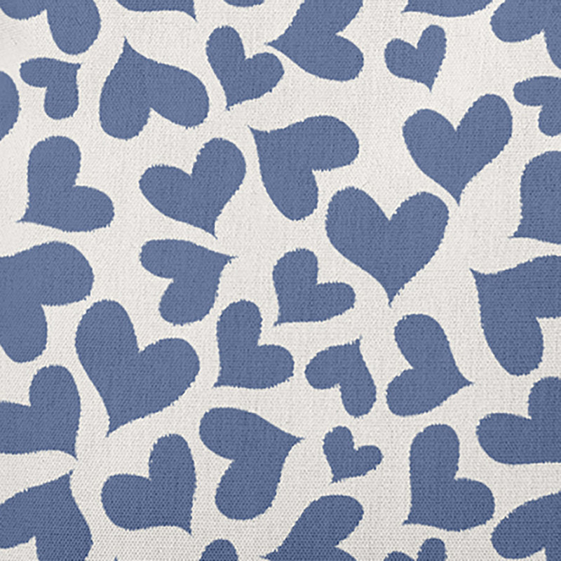 Housse et insert de coussin carré en polyester , 16 po x 16 po, Bleu cadet