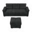 Leanette Upholstered Sofa Bed & Ottoman Set-641333501