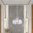 Brecksville 1 - Light Single Drum Pendant with Crystal Accents-1904562650