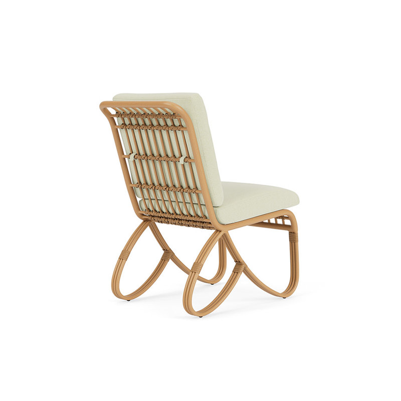 Riviera Outdoor Dining Side Chair, Bamboo Bay Meadow