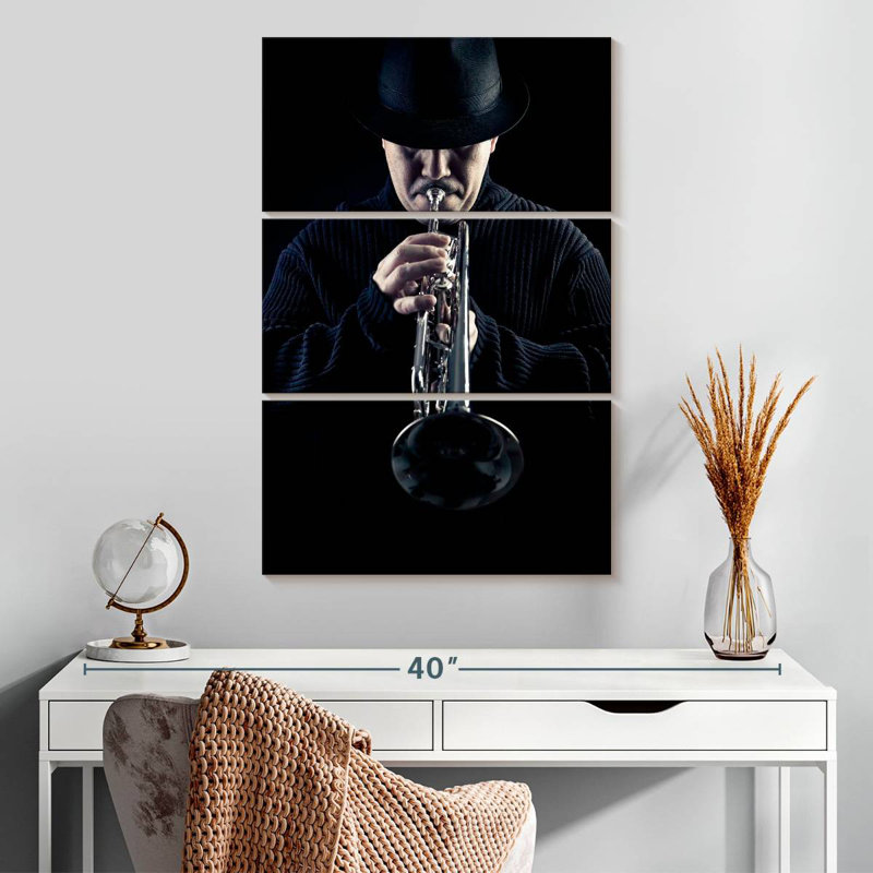 Abarca Jazz Trumpeter, H 32 po x l 20 po