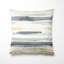Coussin à rayures - Coussin décoratif moderne à lignes aériennes neutres jaunes-125946467