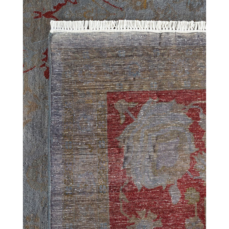 Yasman One-of-a-Kind 9' 1" X 12' 7" New Age Wool Area Rug Gray