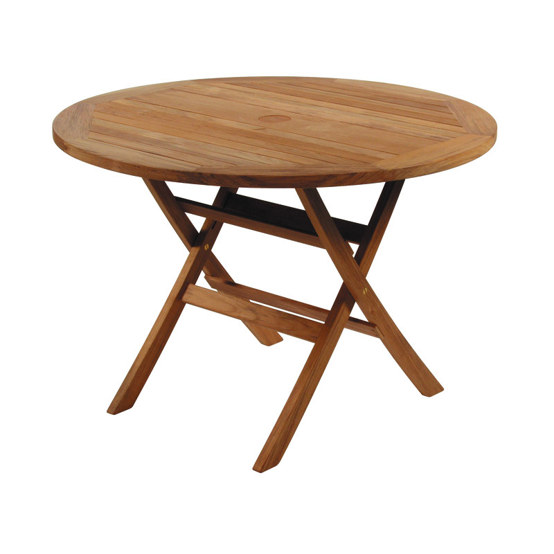 Ascot Outdoor Round Teak Dining Table