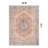 Valora Rust Medallion Pattern Machine Washable Flatweave Rug With Non-Slip Backing-1395163395
