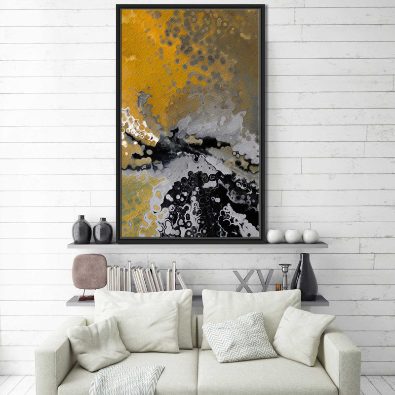 «2 A Cry For Mercy, Psalm 51: 1-2» par Mark Lawrence, reproduction d'art, Cadre flottant noir, H 33,5 po x l 21,5 po x P 2 po