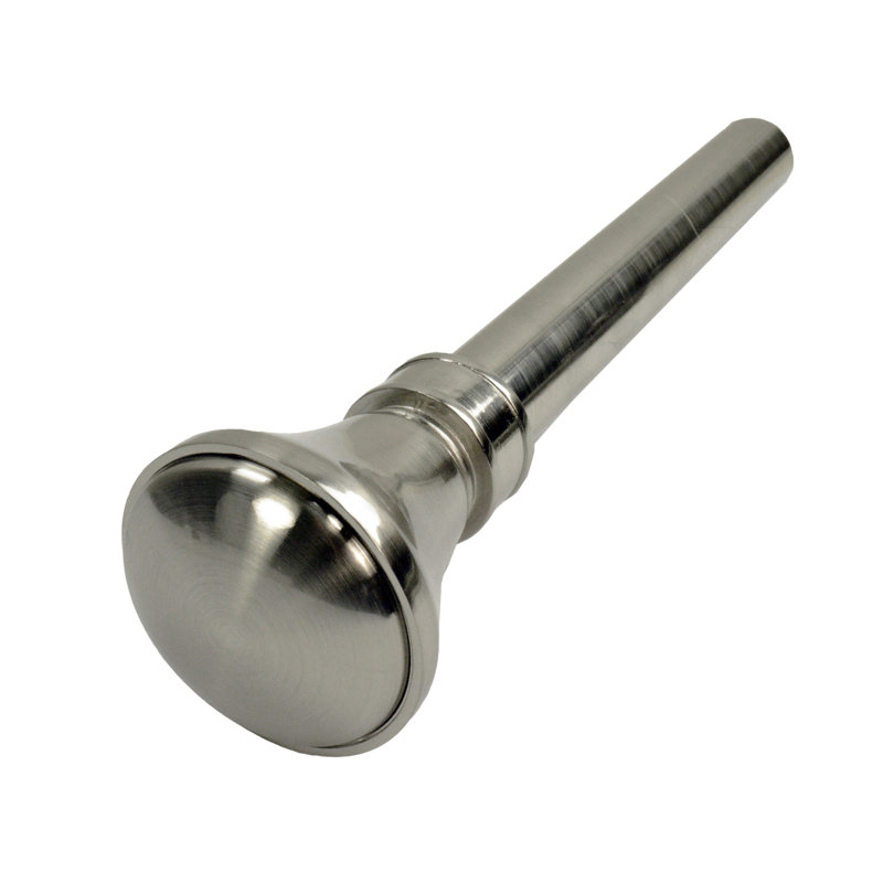 Elson Steel Adjustable 1'' Single Curtain Rod, Pewter, 48" H x 86" W x 1" D