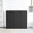 vidaXL Outdoor Storage Cabinet - Weather-Resistant Polypropylene / PP, Adjustable Shelves, Lockable, Compact Design for Garden/Balcony/Patio, Grey & Black, 38.2" x 14.6" x 33.5"-1380788546-1408195621