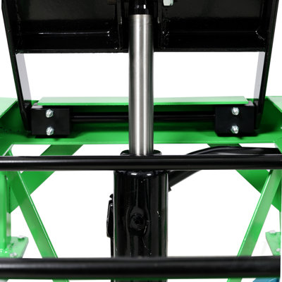350 lbs Hydraulic Motorcycle Scissor Jack Lift Foot Step Wheels for Small Dirt Bikes,ATV Dirt Bike Scissor Stand With 4 Wheels,Green