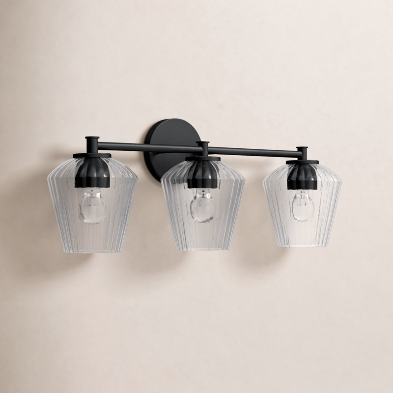 Depner 3 - Light Dimmable Vanity Light, Matte Black