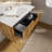 30" & 36" Wall-Mounted Floating Single Bathroom Vanity Set With White Integrated Ceramic Sink And Vertical Fluted Drawers (Hardware Included)-472808524-472808522
