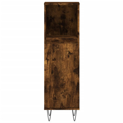 vidaXL Bathroom Cabinet Engineered wood Tall Bathroom Cabinet