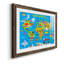 Carte du monde - impression encadrée-61091517-61091516
