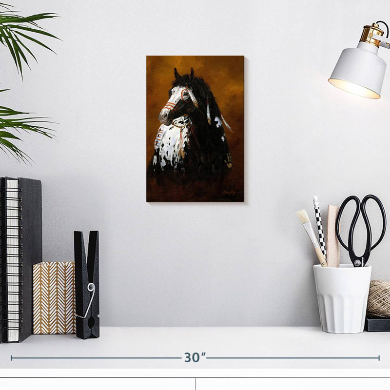 Brampt Sioux War Pony, 12" H x 8" W