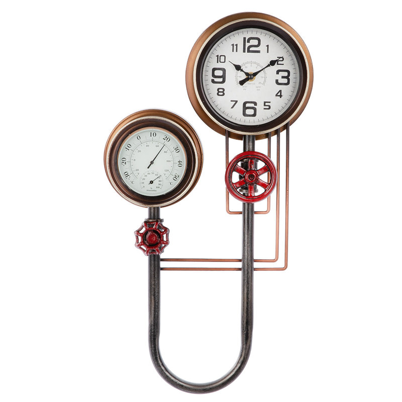 Aisleen Manufactured Wood Wall Clock