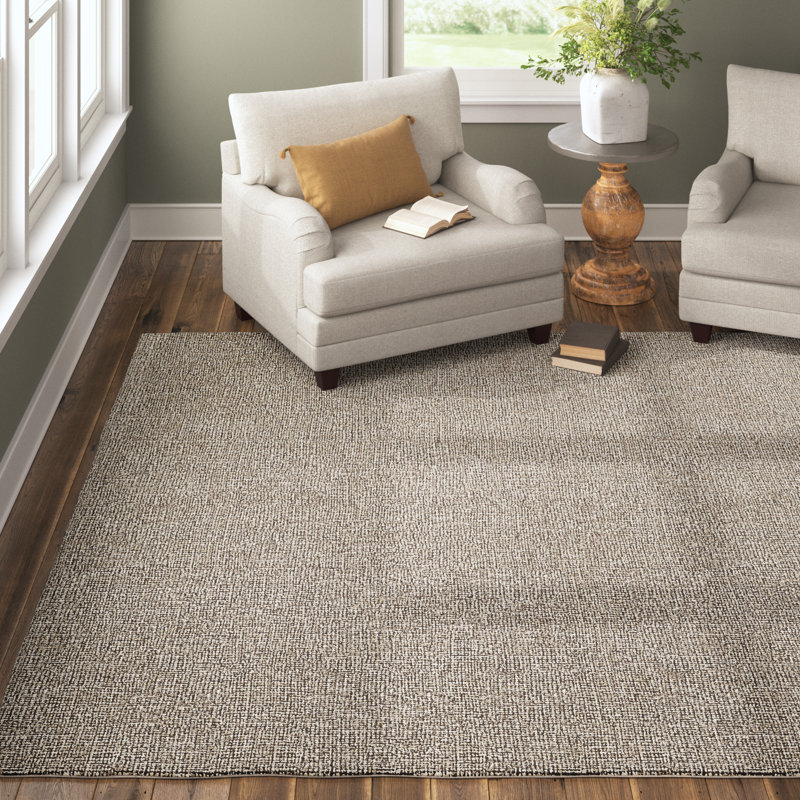 Britley Hand Tufted Wool Rug, Rectangle 6'6" x 9'6"