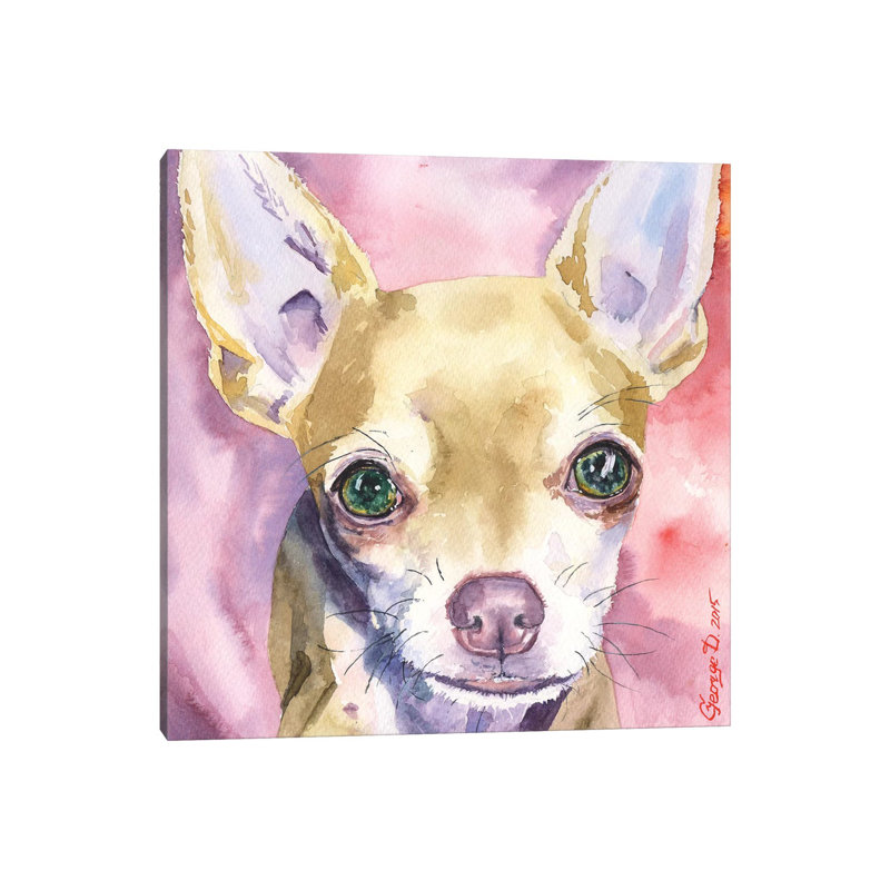 Chihuahua by George Dyachenko - Wrapped Canvas Gallery-Wrapped Canvas Giclée, 66.04 cm H x 66.04 cm W x 3.175 cm D