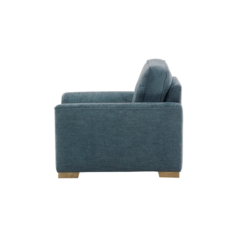 Garance Upholstered Armchair, Blue