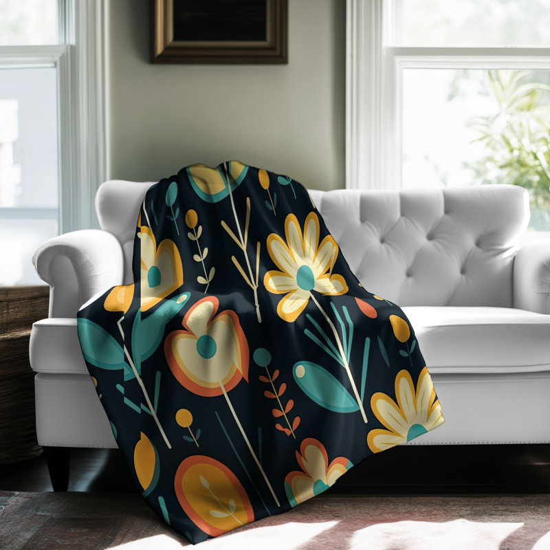 Throw Blanket, 60" W x 80" L