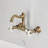 Kingston Brass Vintage Double-Handle 2-Hole Wall-Mount Bridge Kitchen Faucet-93672665