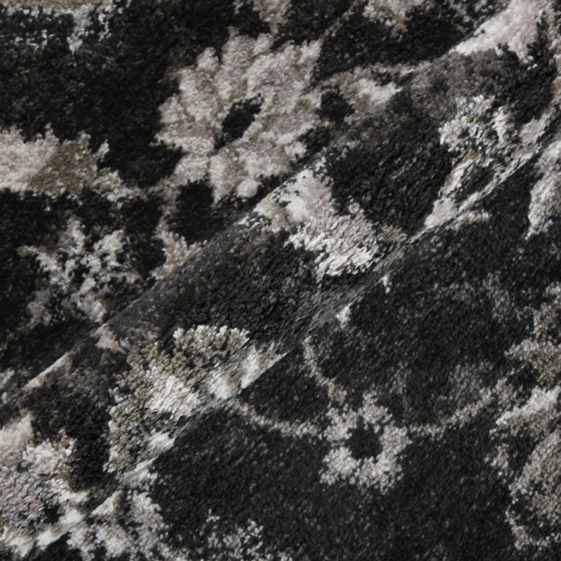 Tapis d'intérieur traditionnel Honig, Circulaire 6 pi 7 po x 6 pi 7 po