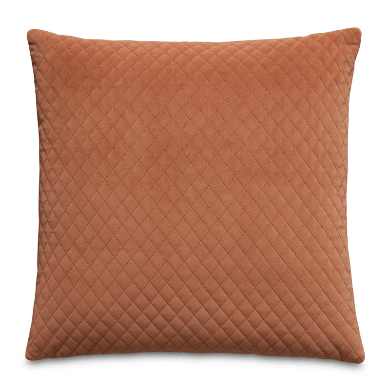 Gemma Feather Reversible Throw Pillow, Terracotta