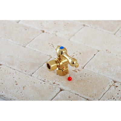 Kingston Brass Vintage 1/2-Inch FIP x 1/2-Inch OD Comp Quarter-Turn Angle Stop Valve