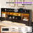 Sherell Queen Size Bed Frame with 4 Storage Drawers,Black-100845099-100845094