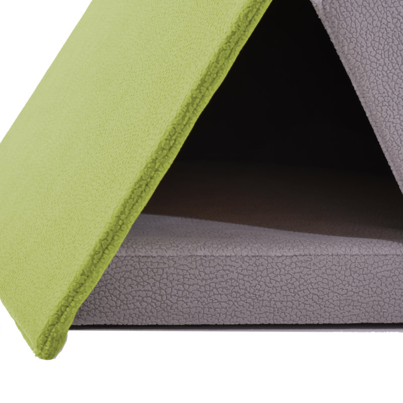 Orthopedic Microfibre Tent Pet Bed, Green