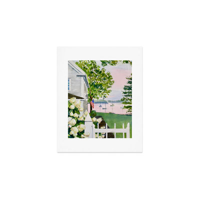 Laura Trevey New England Hydrangea Art Print - Unframed