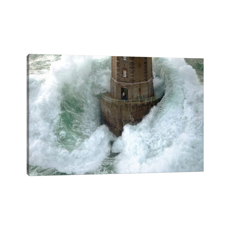 Phares dans la tempête - La Jument - Giclée sur toile tendue avec châssis