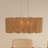 Wooden Pendant Light 3-Light Farmhouse Island Chandelier with Wood Beams for Kitchen Island Dining Room Rustic  Modern Farmhouse Ceiling Lighting Fixture
