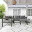 Greyson Metal 5 - Person Sectional with Ottoman